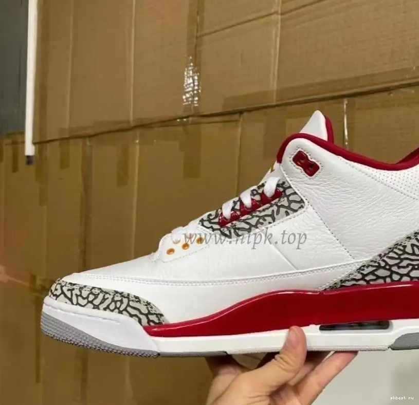 3 ship Pk materials retro air ready retail Red God jordan to Cardinal 0514